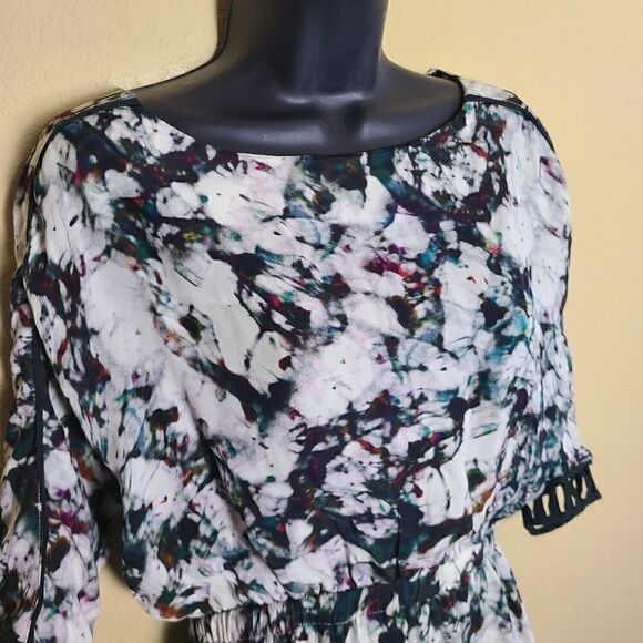 Rebecca Minkoff Sunny Broken Glass Print Mini Dress - Picture 4 of 9